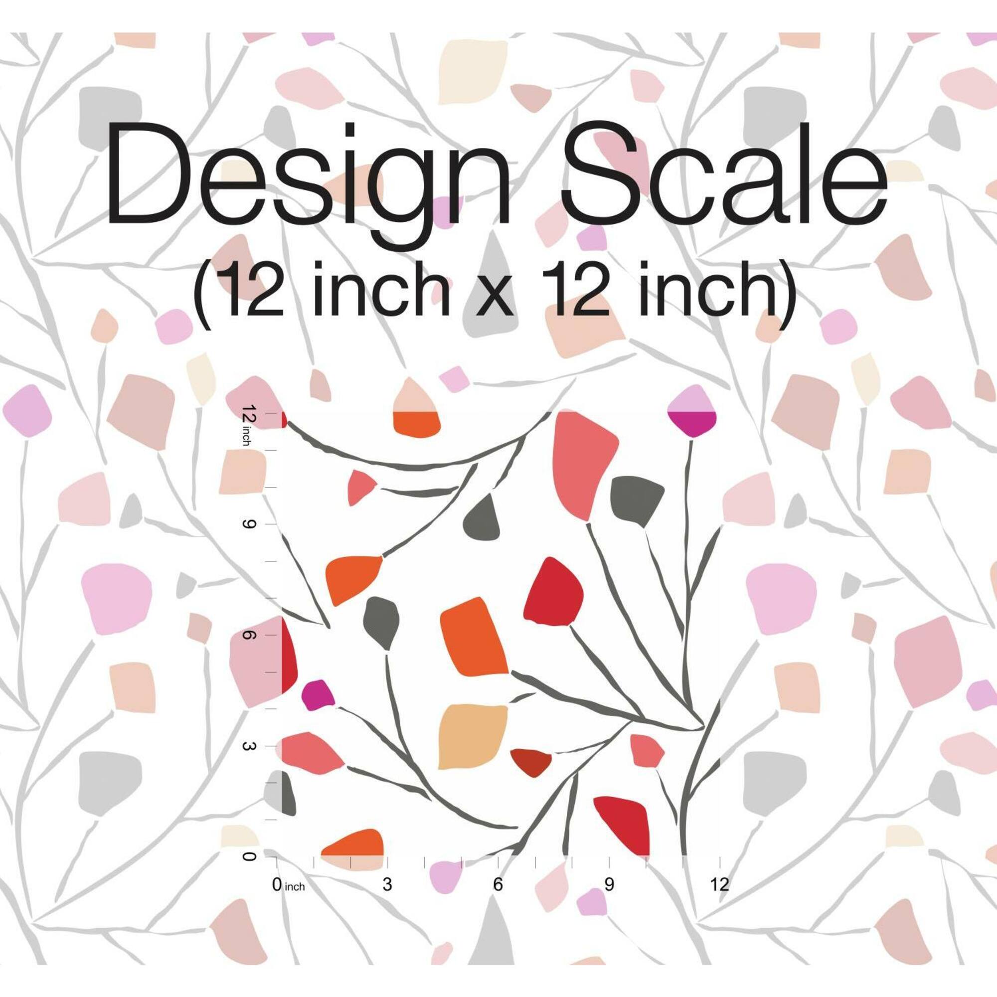 RoomMates Red Terrazzo Branch Peel & Stick Wallpaper